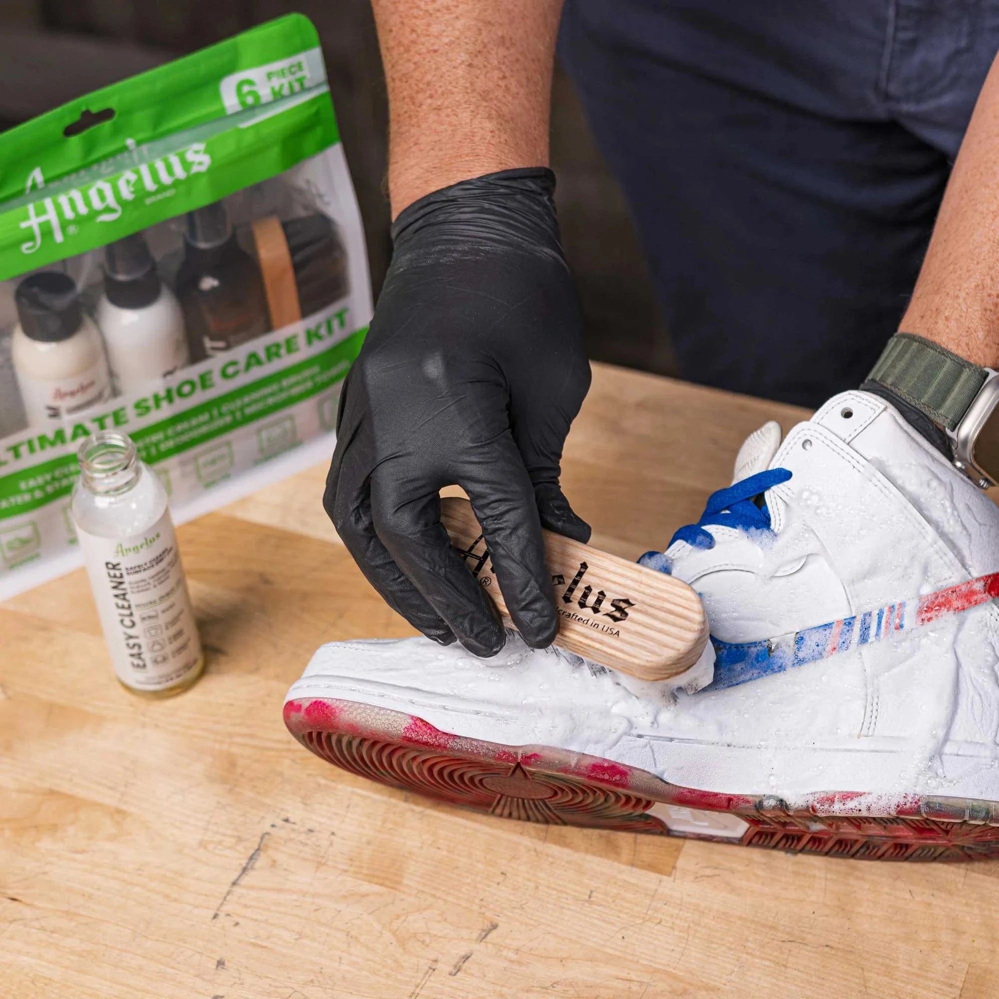 angelus-ultimate-shoe-care-kit-sneaker-pflege-set-mit-reiniger-und-schutz image 3