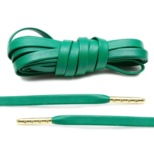 angelus-kelly-green-luxus-leder-schn-rsenkel-goldkappe image 1