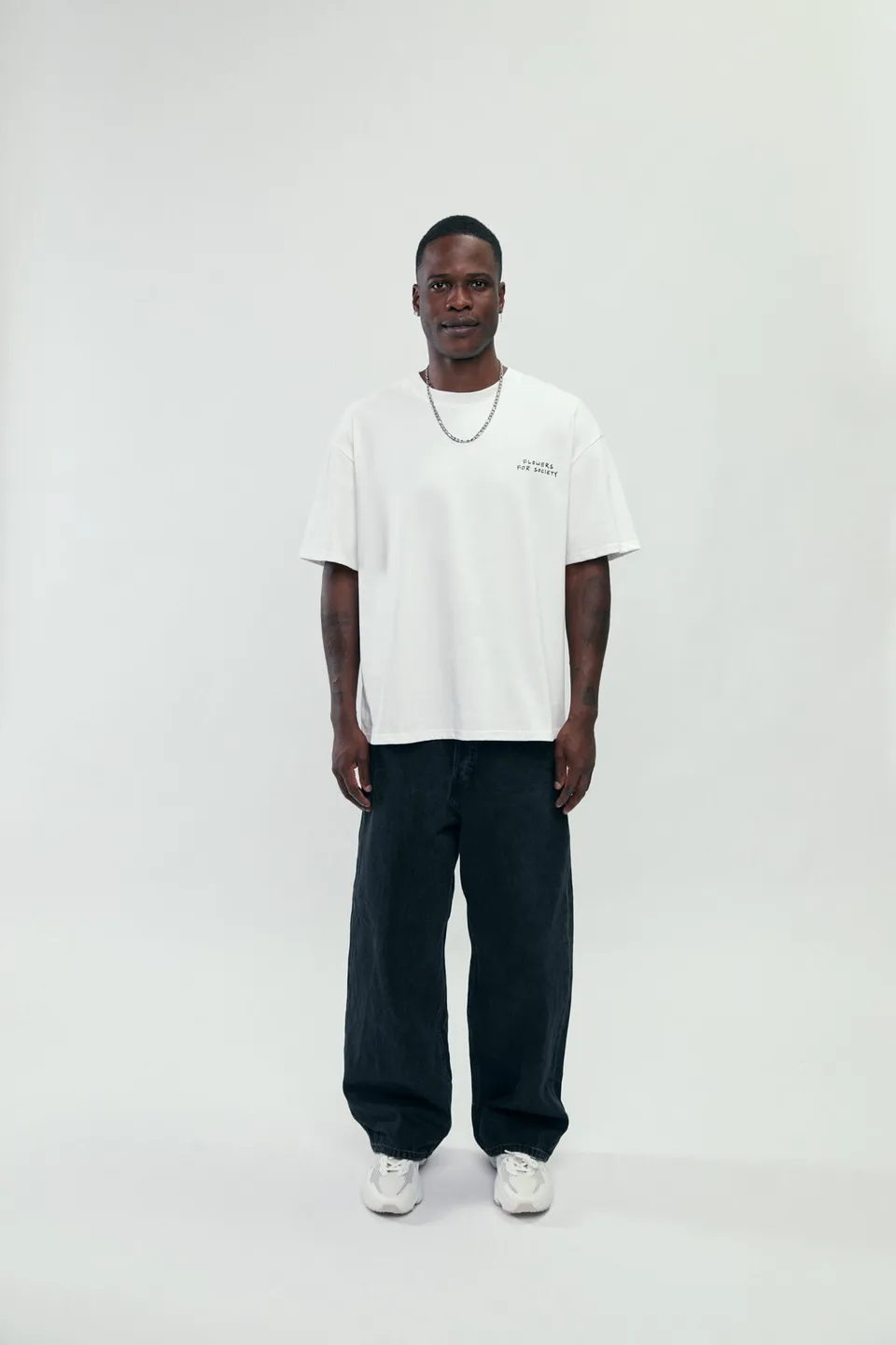 flowers-for-society-essentials-t-shirt-off-white image 1