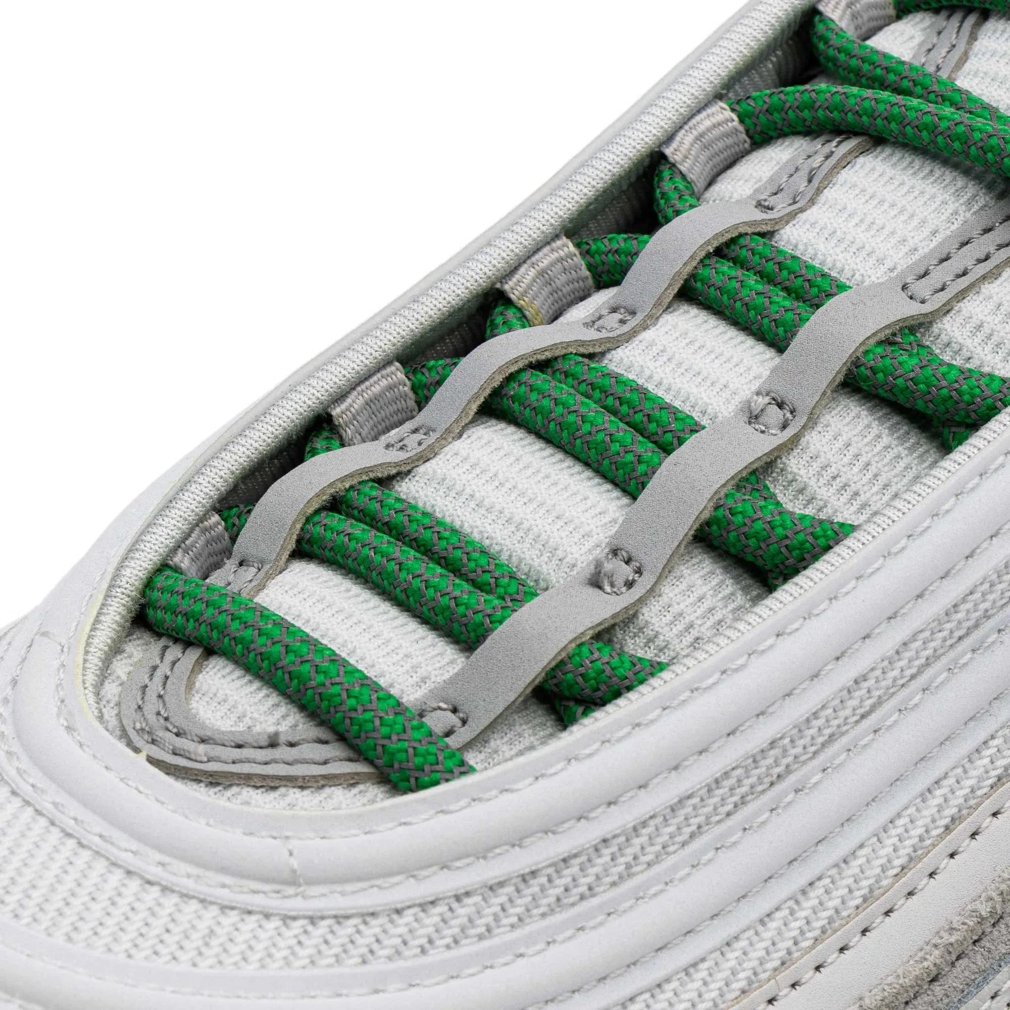 angelus-green-3m-reflective-rope-laces-reflektierende-schn-rsenkel-gr-n image 2