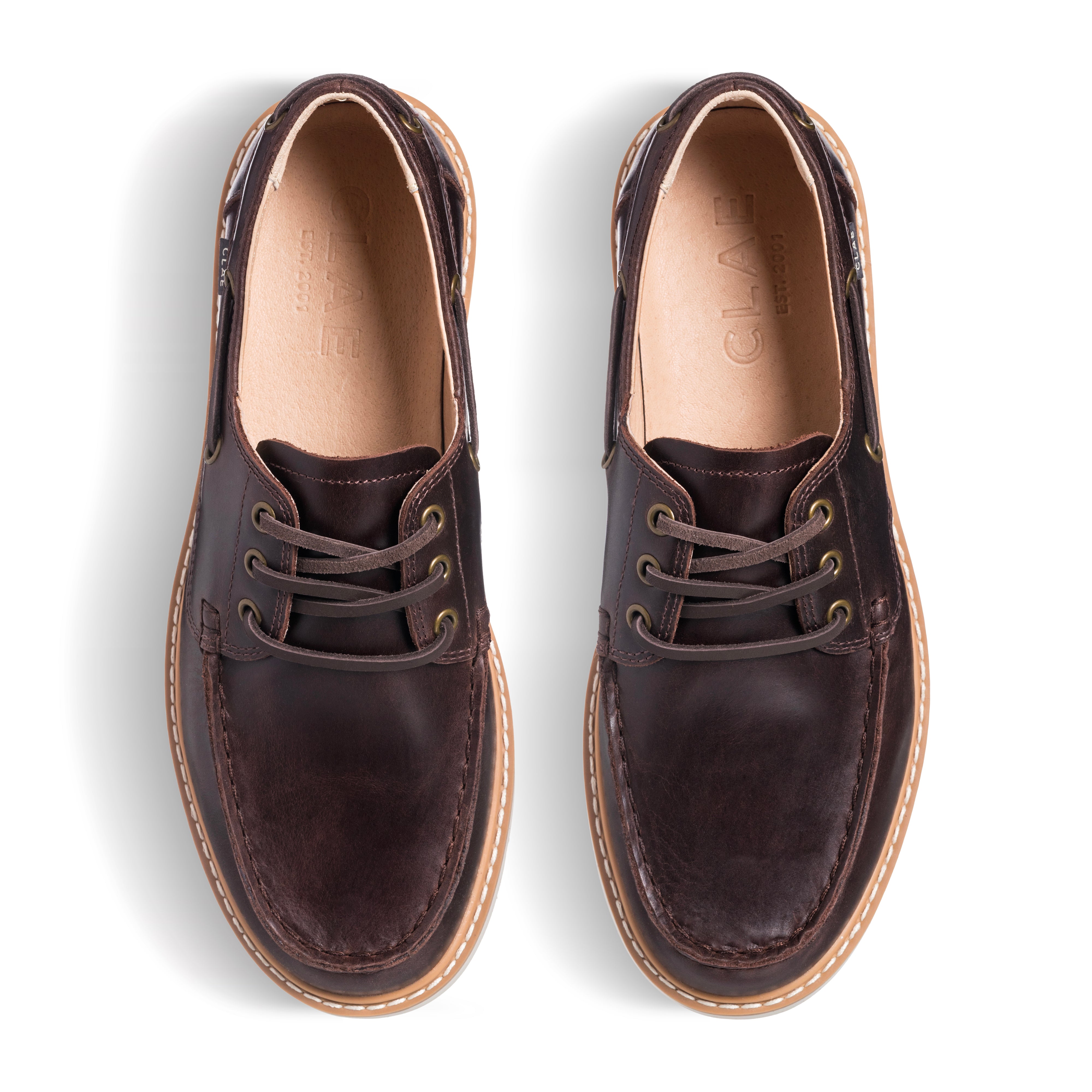 clae-carter-heritage-boot-sneaker-walrus-brown-leather-mit-vibram-sohle image 3