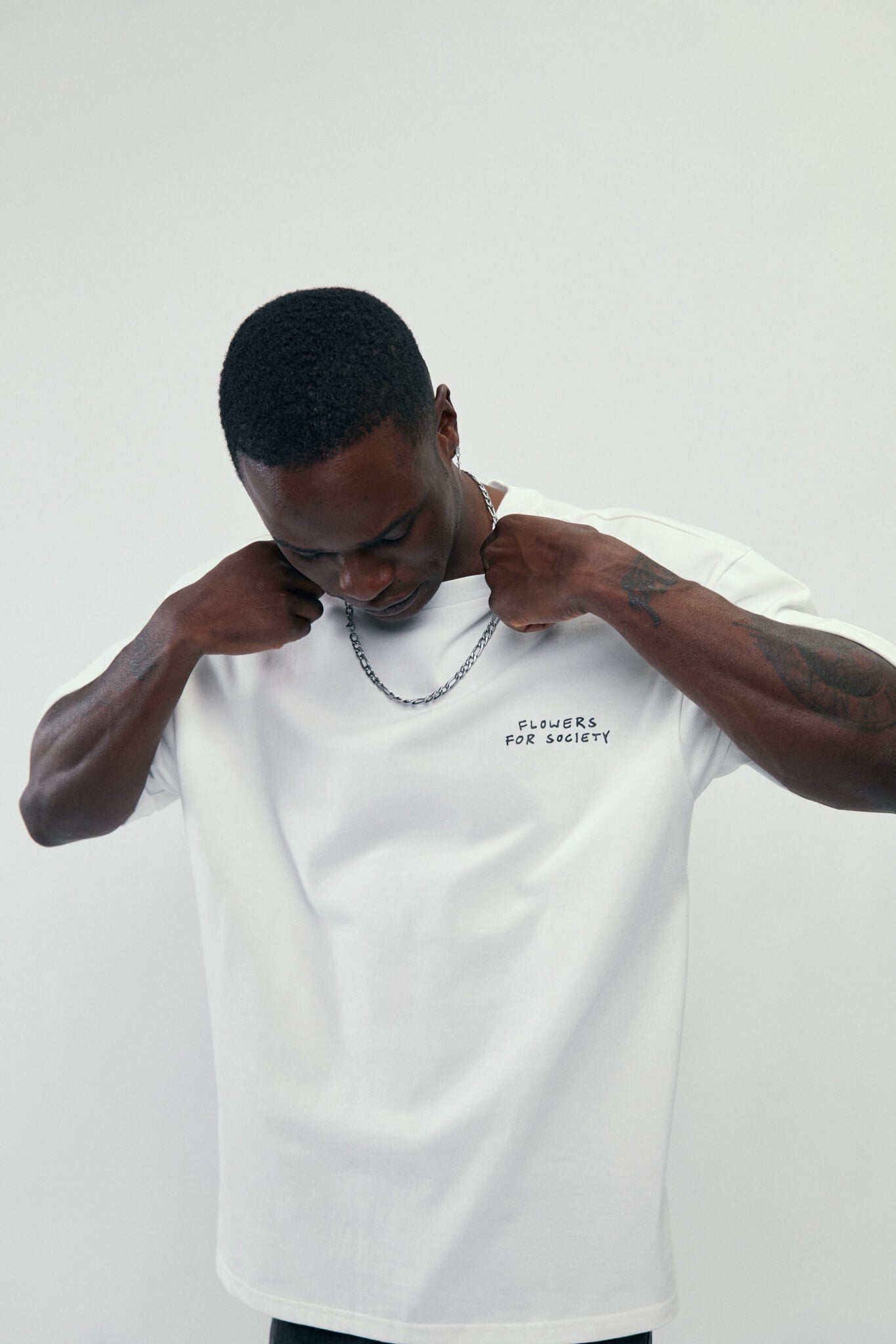 flowers-for-society-essentials-t-shirt-off-white image 2