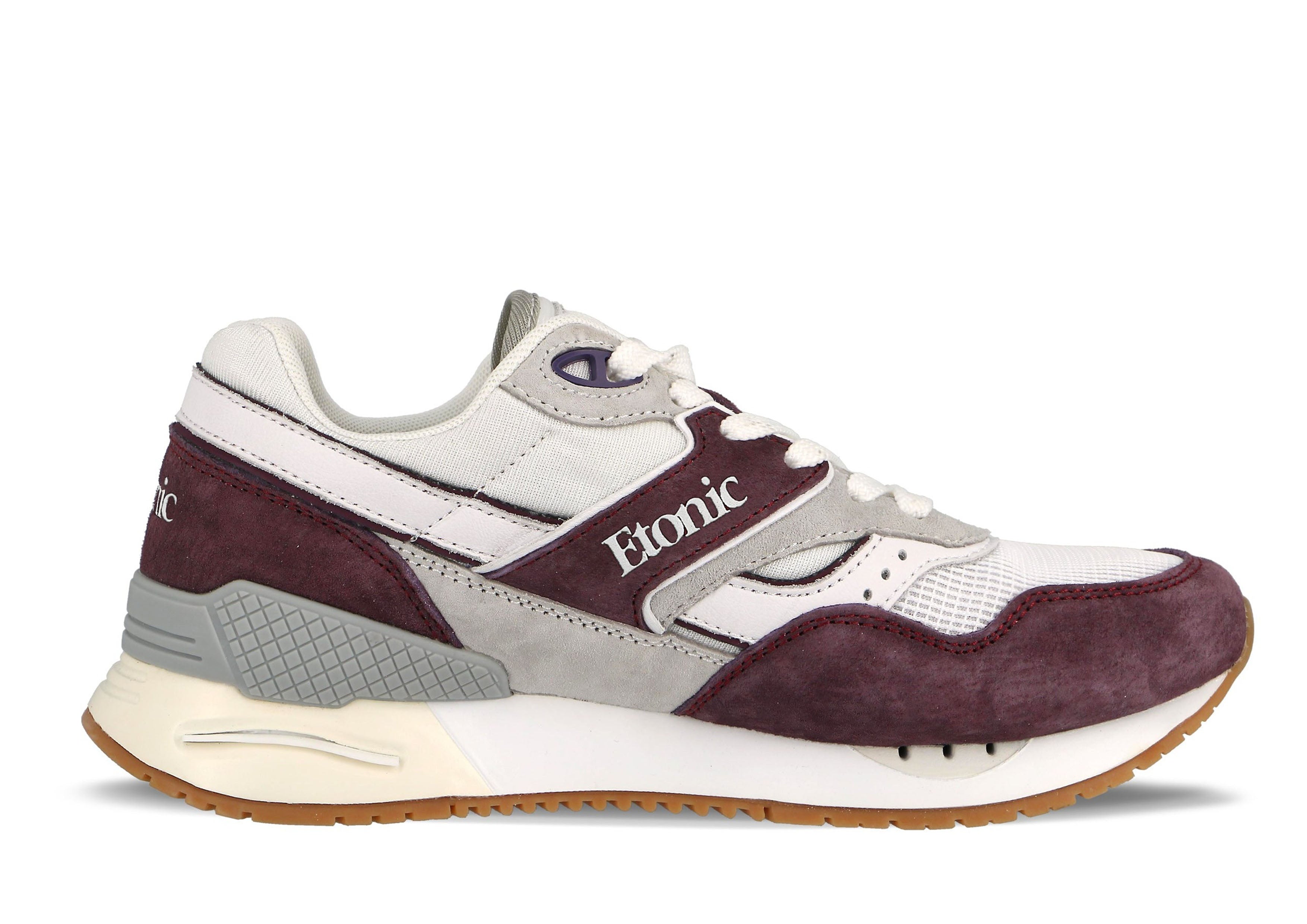 etonic-stable-base-sneaker-burgundy-gray-damen image 2