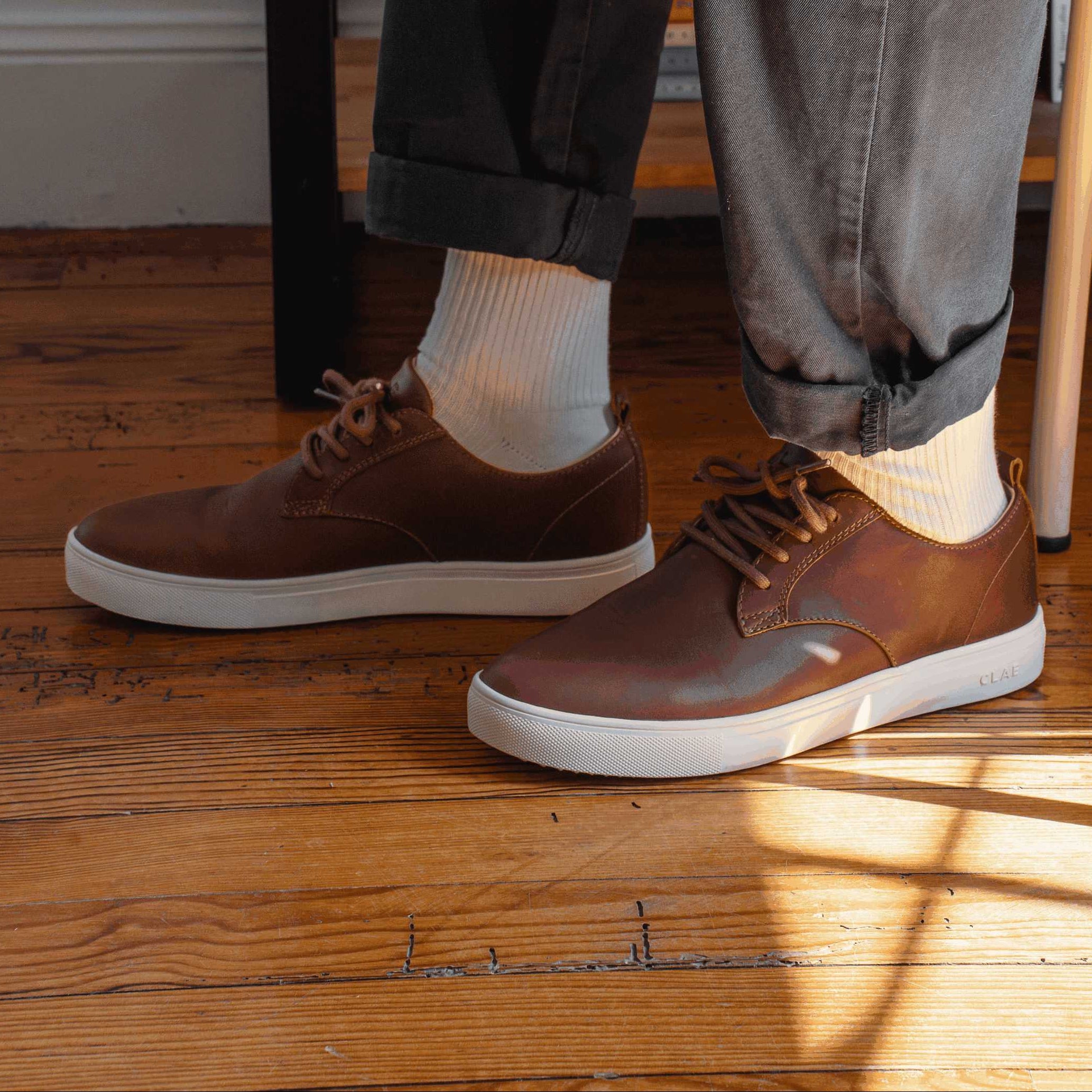 clae-ellington-sp-derby-sneaker-aus-lleder image 2