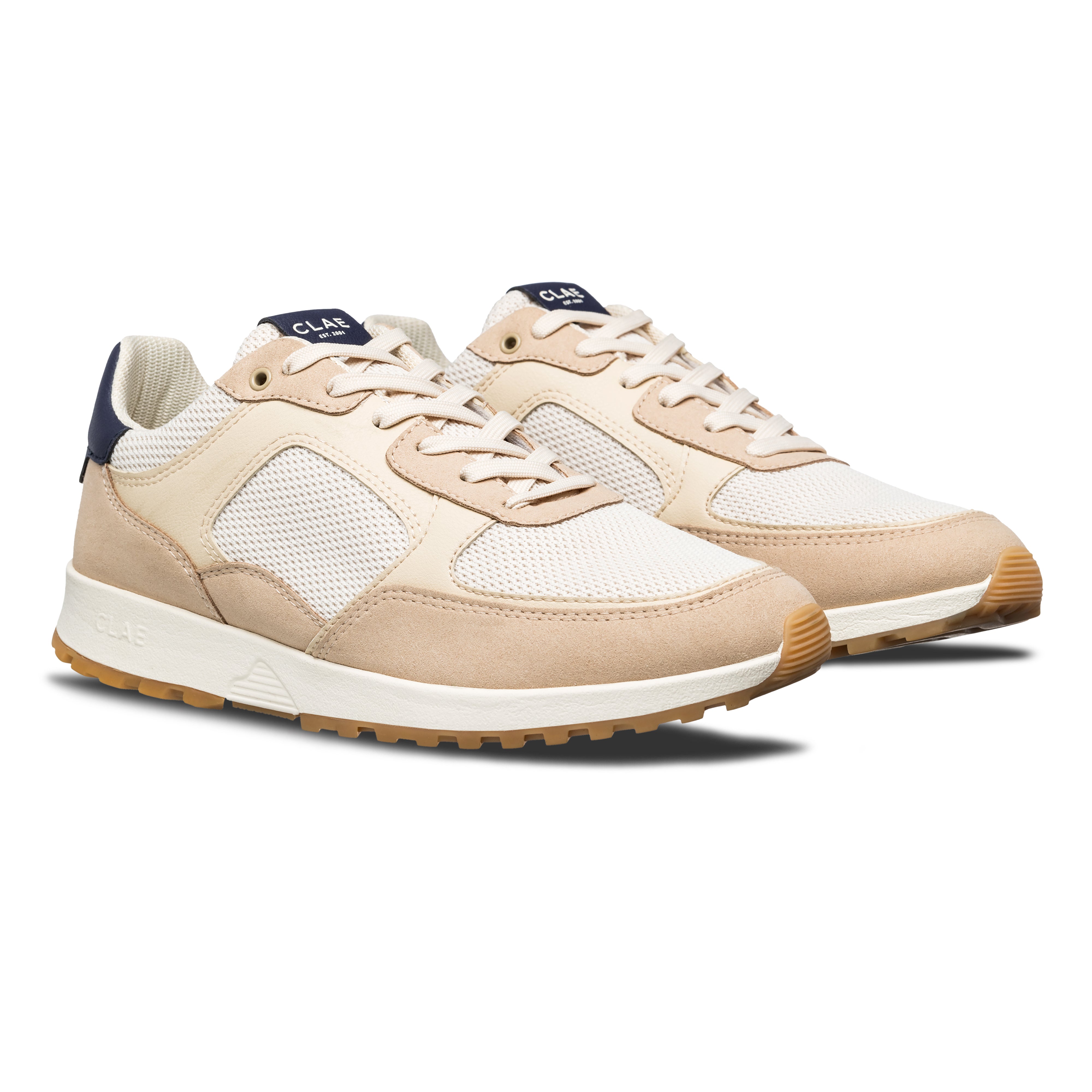 clae-joshua-vegan-trainer-safari-off-white-damen image 4