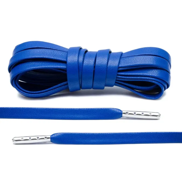 lace-lab-royal-blue-luxury-leder-schn-rsenkel-silber image 1