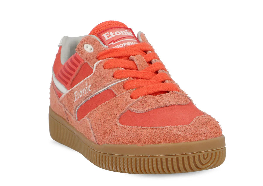 etonic-dropshot-80s-hot-coral-damen-sneaker-veloursleder-nylon image 3