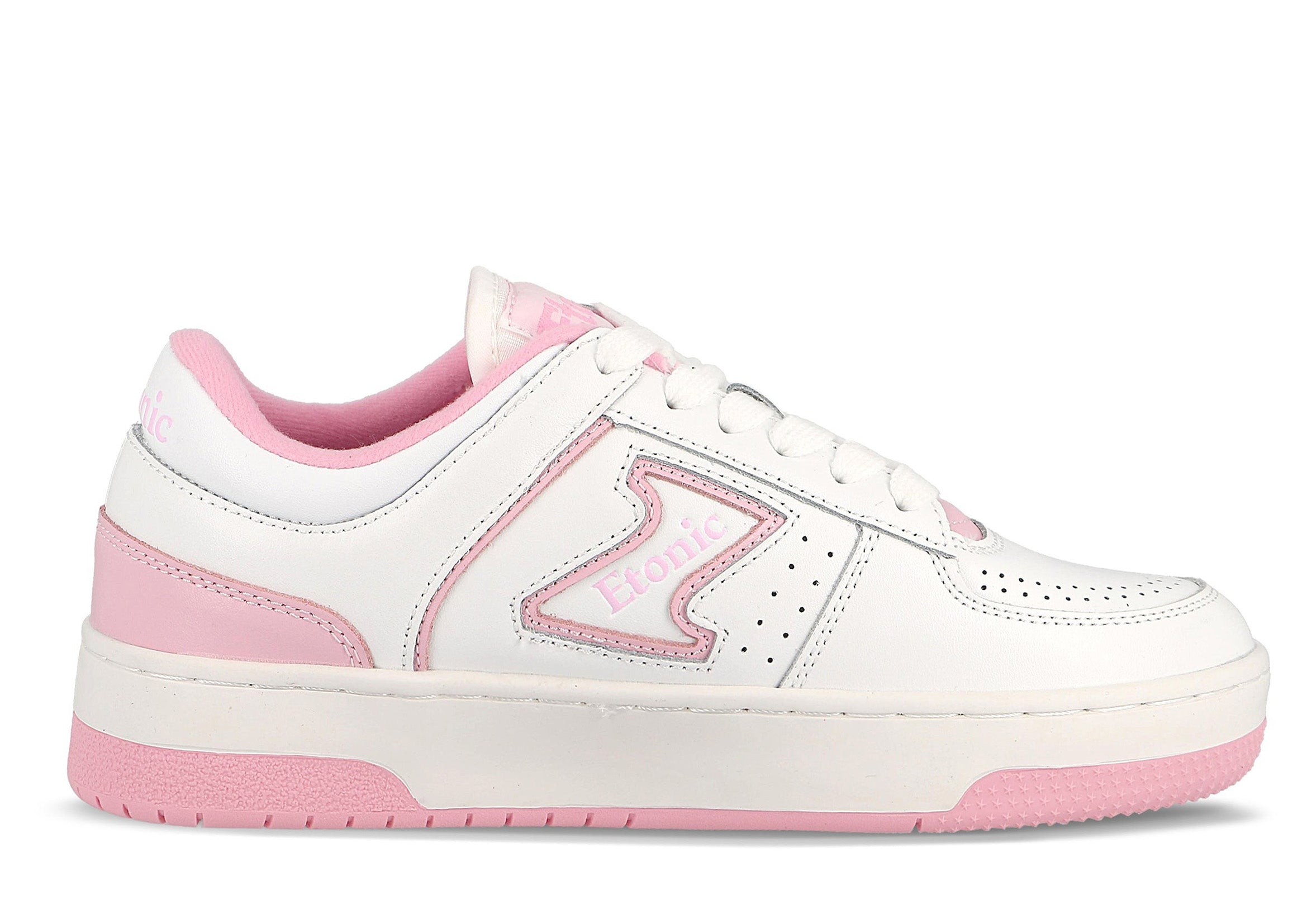 etonic-b509-white-pink-low-sneaker-damen-wei-rosa image 2