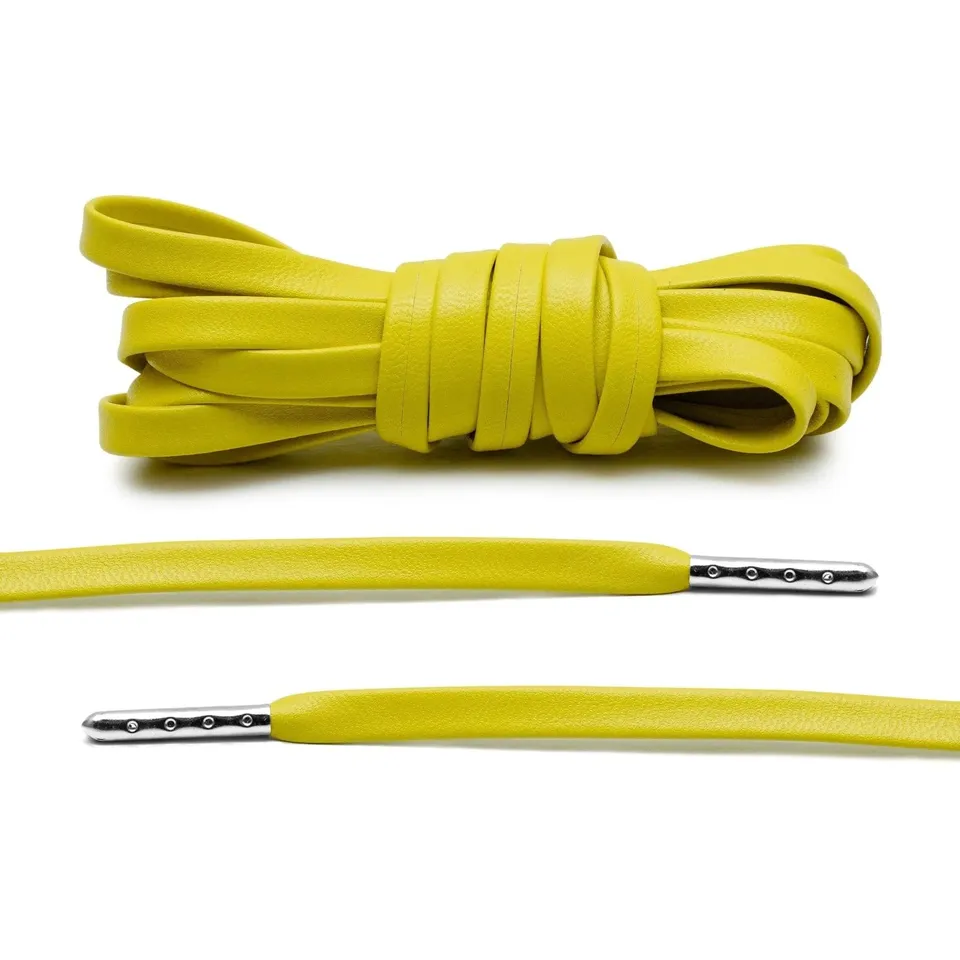 angelus-yellow-luxury-leder-schn-rsenkel-silber image 1