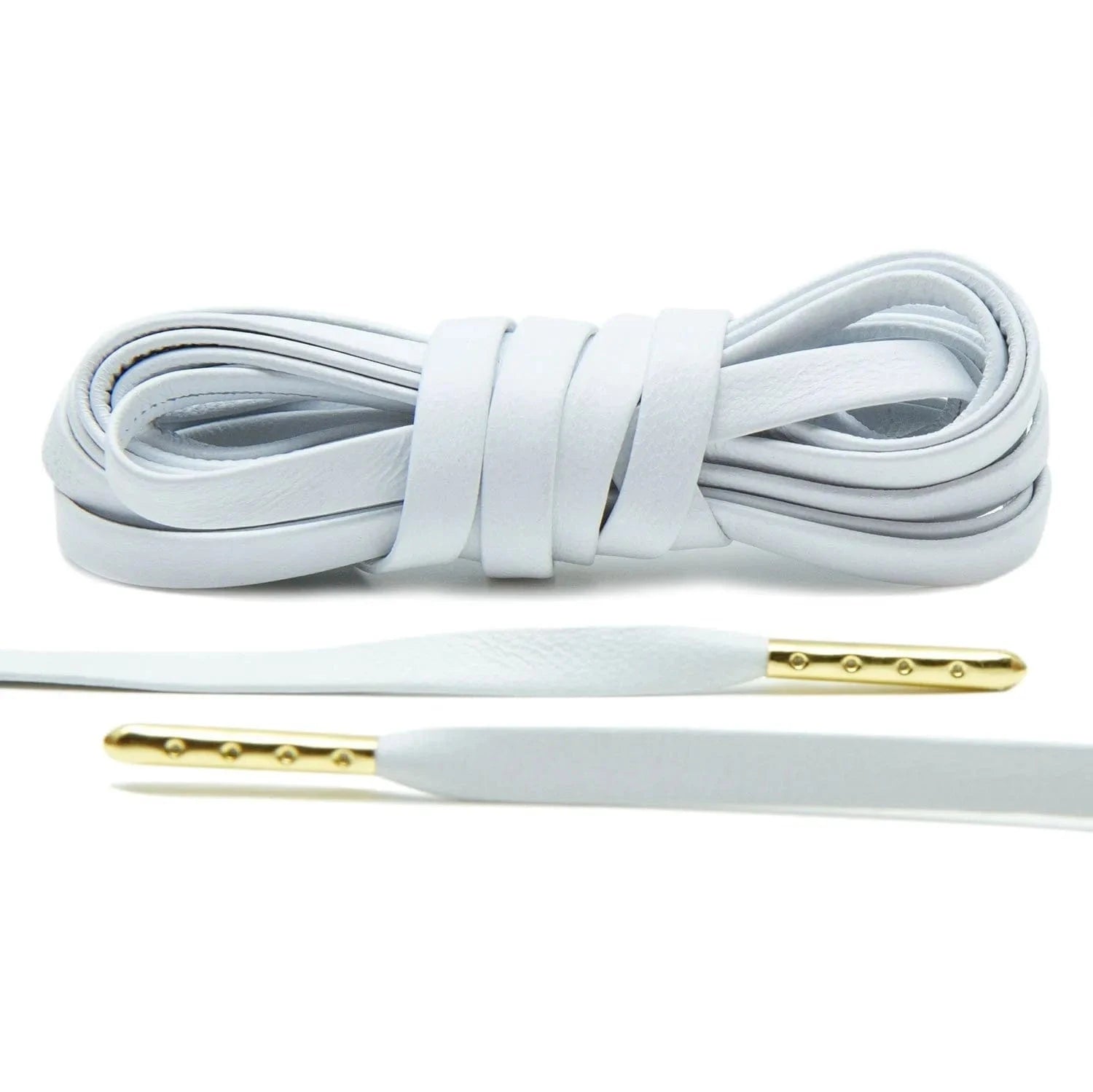 angelus-white-luxury-leather-schn-rsenkel-mit-goldkappen image 1