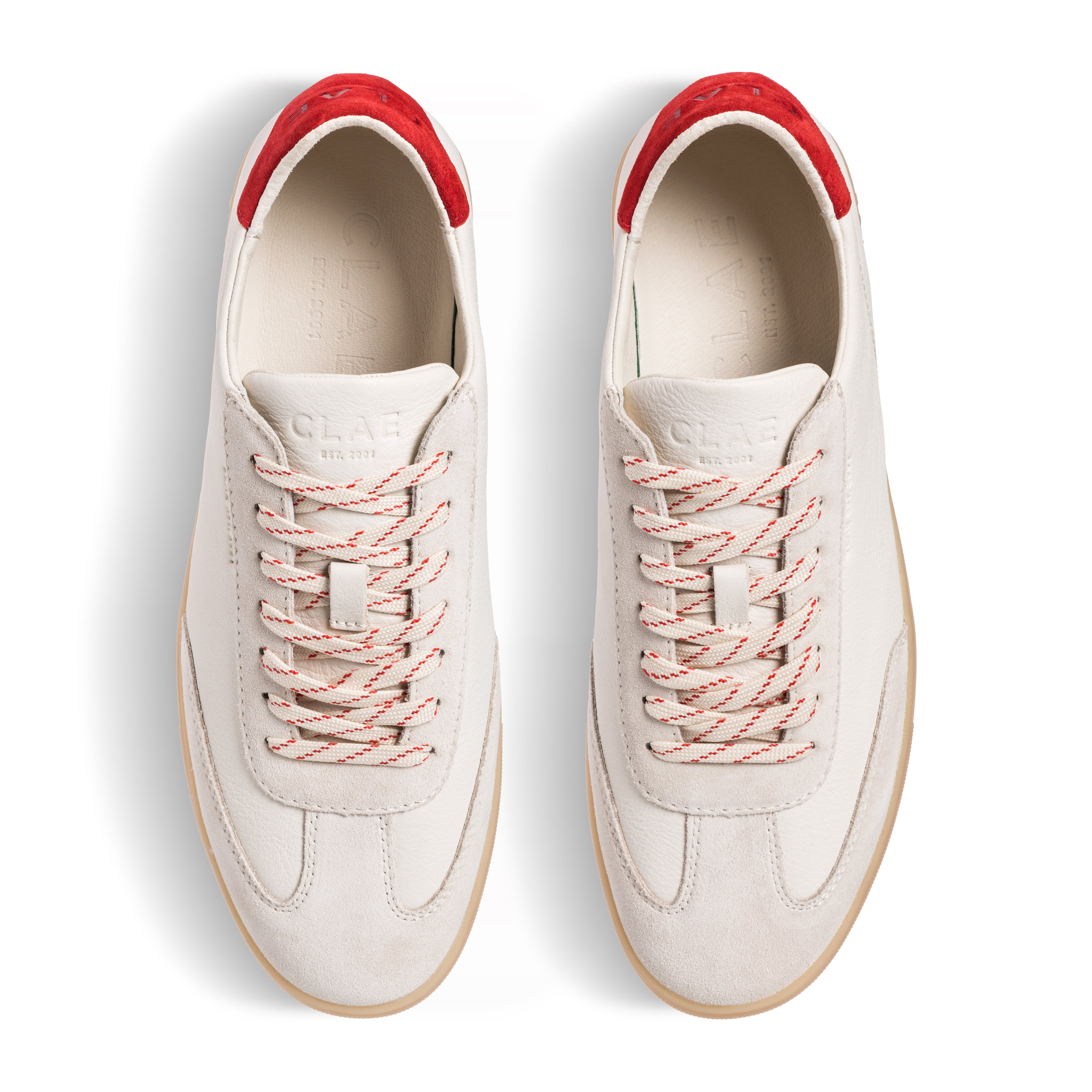 clae-deane-t-toe-sneaker-off-white-molten-lava image 2