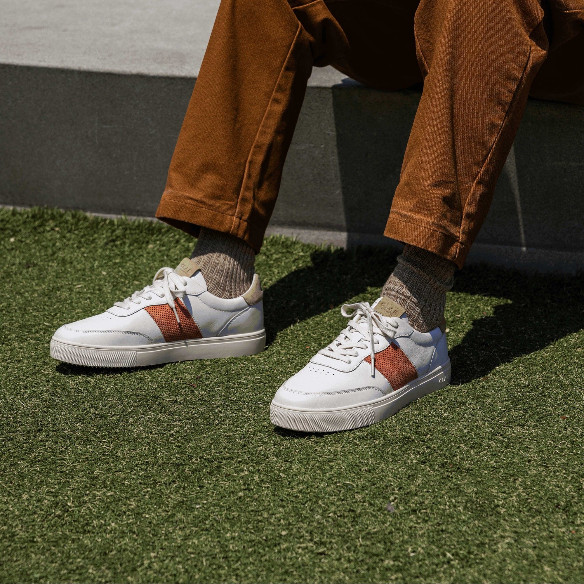 clae-davis-leder-sneaker-court-schuh image 2
