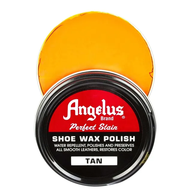 angelus-tan-shoe-wax-polish-50g-3-oz-schuhwachs-f-r-braune-und-tanfarbene-leders image 1